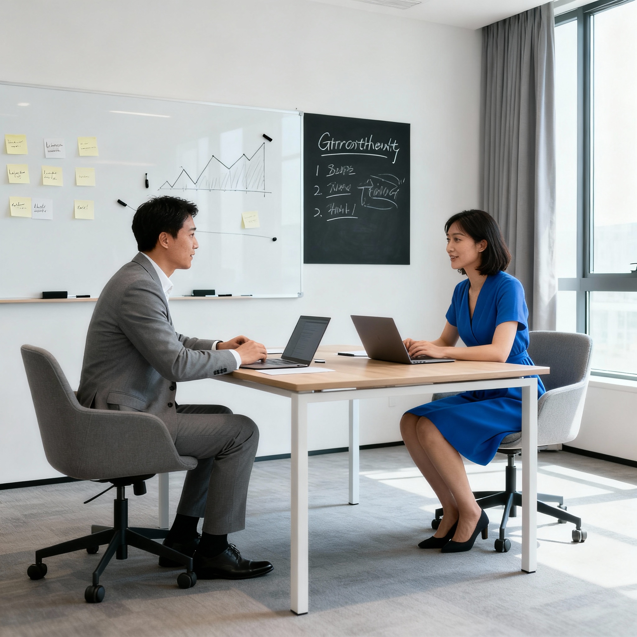 学習する男女エンジニアのイメージ